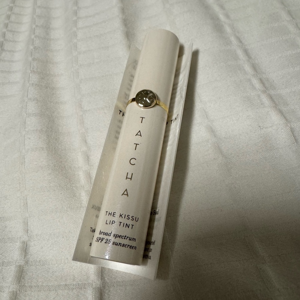 Tatcha The Kissu Lip Tint Bundle.  Pley lip gloss added!!